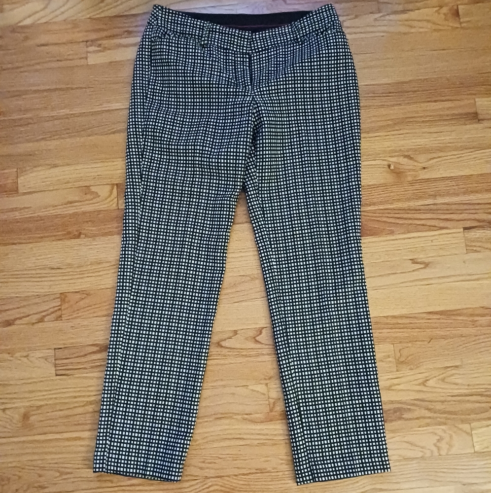 Zac and Rachel black and white pants